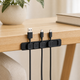 Magnetic Cable Organizer – Self-Adhesive Desk Wire Clips for USB Cord Management