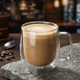 Double Wall Glass Coffee Mug – Heat Resistant Borosilicate Latte Cup, Clear Minimalist Drinkware
