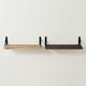 Wall Mounted Shelf with Brackets - Floating Wood Display for Living Room, Bedroom & Decor