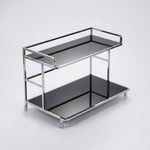 Countertop Organizer – Double Layer Iron and Acrylic Rack for Desk Bathroom Kitchen Entryway