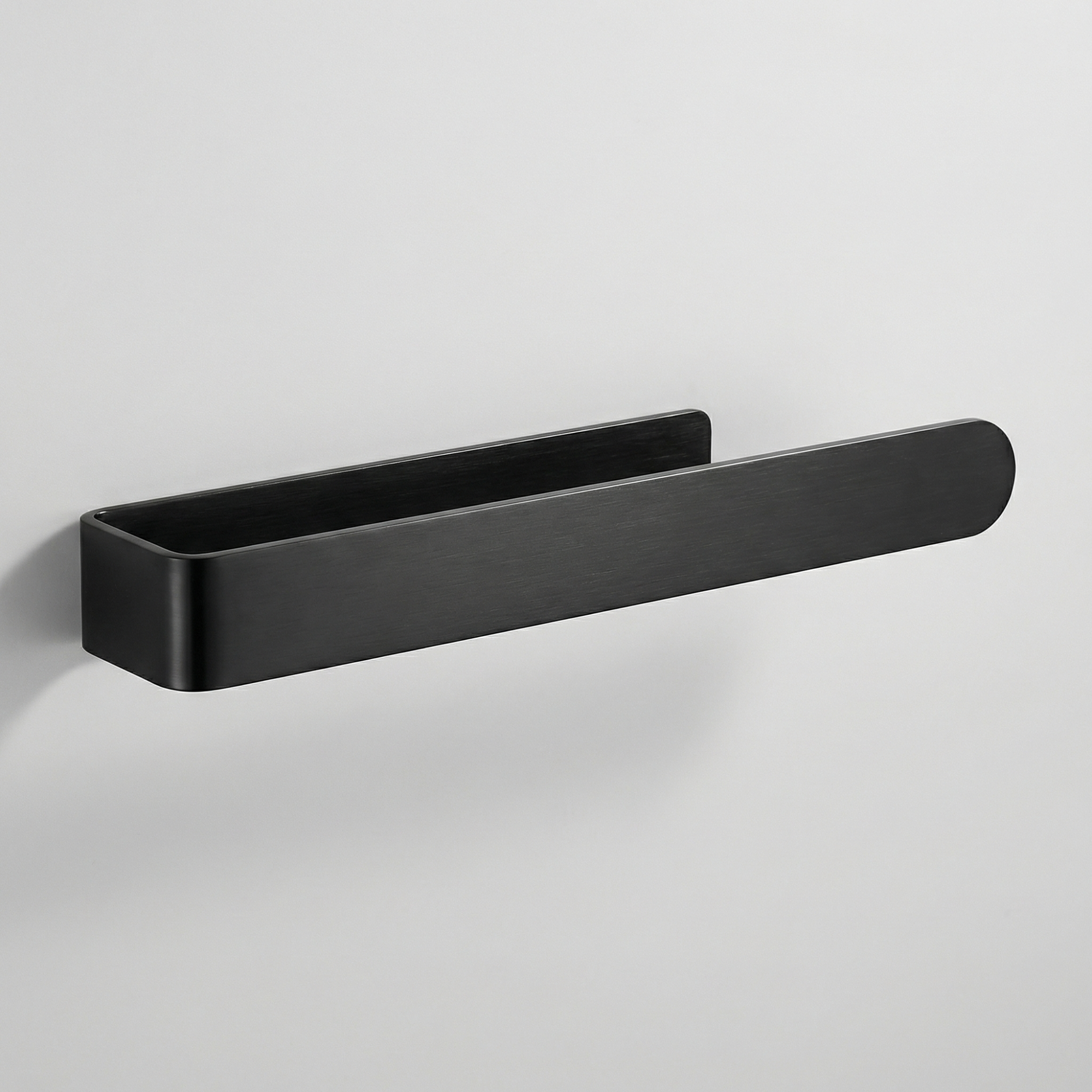 Adhesive Towel Bar – 3M Mount, Brushed Stainless Steel Wall Rack for Bathroom & Kitchen