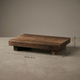 Wooden Pedestal Tray Stand – Minimalist Countertop Riser for Vanity & Bathroom Decor