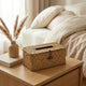 Rectangular Rattan Tissue Box Cover – Handwoven Straw Holder for Bathroom, Bedroom, Office Decor