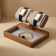 Wooden Watch Display Stand with Jewelry & Ring Tray – Single and Double Watch Holder