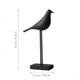 Minimalist Resin Bird Figurine – Freestanding Shelf Accent for Living Room, Bedroom & Office Desk Decor