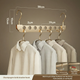 Space-Saving Closet Hanger – 8-Slot Rotating Aluminum Alloy Organizer for Clothes & Wardrobe Storage