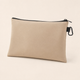 Canvas Zipper Pouch – Document Organizer Bag for Office School Travel Storage