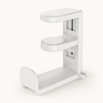 Desk Clamp Headphone Holder – 360° Rotating Hook, No Drill, Under Desk Headset Hanger