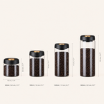 Airtight Glass Coffee Storage Jar – Vacuum Pump Canister for Beans Tea Spices