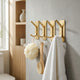 Gold Wall Hook – Stainless Steel Adhesive Towel Rack Bathroom Storage Hat Hanger Coat Holder