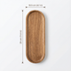 Wooden Serving Tray – Minimal Wood Display Tray for Dining & Coffee Tables
