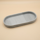 Oval Soap Tray – Silicone Bathroom Counter Organizer, Kitchen Sink Tray, Waterproof Vanity Holder