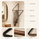 Nordic Corner Coat Rack – Wall Mounted Minimalist Metal Hanger Bedroom Entryway