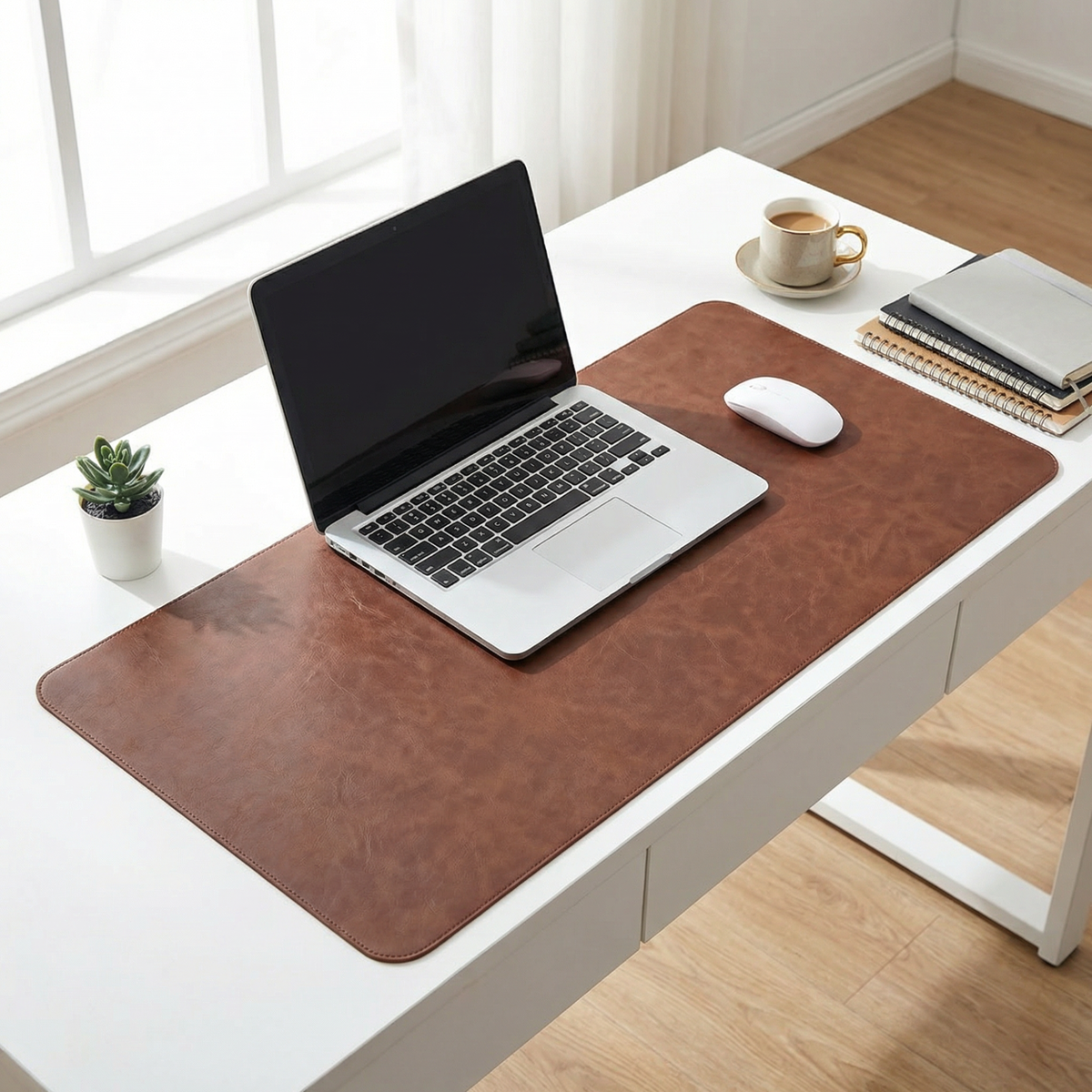Leather Desk Mat – Waterproof Non-Slip Surface for Office, Home Office & Workspace Protection
