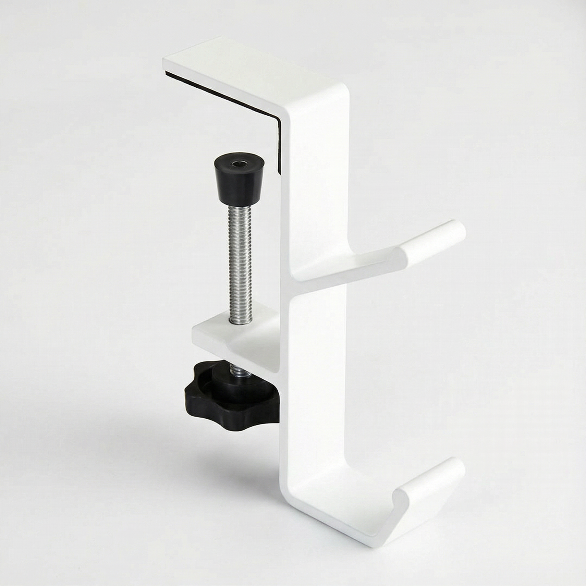 Adjustable Clamp Desk Hook – Aluminum Organizer for Headphones Bags Keys Office Setup