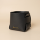 PU Leather Storage Basket – Folding Desktop Organizer for Pens Keys Cosmetics Minimalist Home Decor
