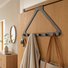 Patère de porte triangulaire – Organiseur de porte sans perçage pour manteaux, chapeaux et sacs