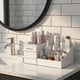 Compact Cosmetic Storage Box - Multi-Purpose Desk & Makeup, bathroom counter Organizer, bedroom vanity storage