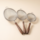 Fine Mesh Strainer – Wood Handle Kitchen Sieve for Tea Matcha Flour Pasta Juice Baking Cooking