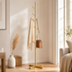 Tree Branch Coat Rack – Freestanding Floor Stand for Bedroom Entryway, 8 Hooks