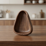 Wooden Coffee Scoop – Handcrafted Walnut Bean Dosing Cup for Kitchen Counter Espresso Bar