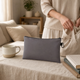 Canvas Zipper Pouch – Document Organizer Bag for Office School Travel Storage