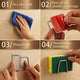 Adhesive Kitchen Hooks – Space Saving Stainless Steel Holder for Sponges, Cutting Boards & Cabinet Doors