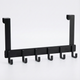Over-Door Metal Hook Rack – No-Drill Storage Rack for Coats, Bags & Towels