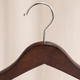 Wooden Coat Hangers with Non-Slip Bar – Suit Jacket Shirt Closet Storage Set