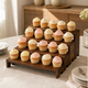 Stackable Wooden Riser Stand Set – Tiered Display for Vendor Events Cupcakes and Decor