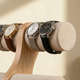 Watch Display Stand – Double Tier Wood Organizer Holder for Dresser Bedroom Jewelry Storage