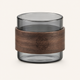 Glass Tea Cup with Walnut Wood Sleeve – Borosilicate Heat Resistant Coffee Mug