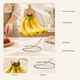 Banana Holder Stand – Modern Metal Hanger Tree for Kitchen Counter Fruit Storage