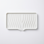 Silicone Soap Tray with Drain Spout – Self-Draining Dish for Kitchen and Bathroom Countertops