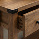 Console Table with Drawers – Narrow Entryway Storage Shelf, Wood Hallway Accent Furniture