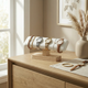 Watch and Bracelet Display Stand – Padded Bar with Wood Base for Dresser Jewellery Storage