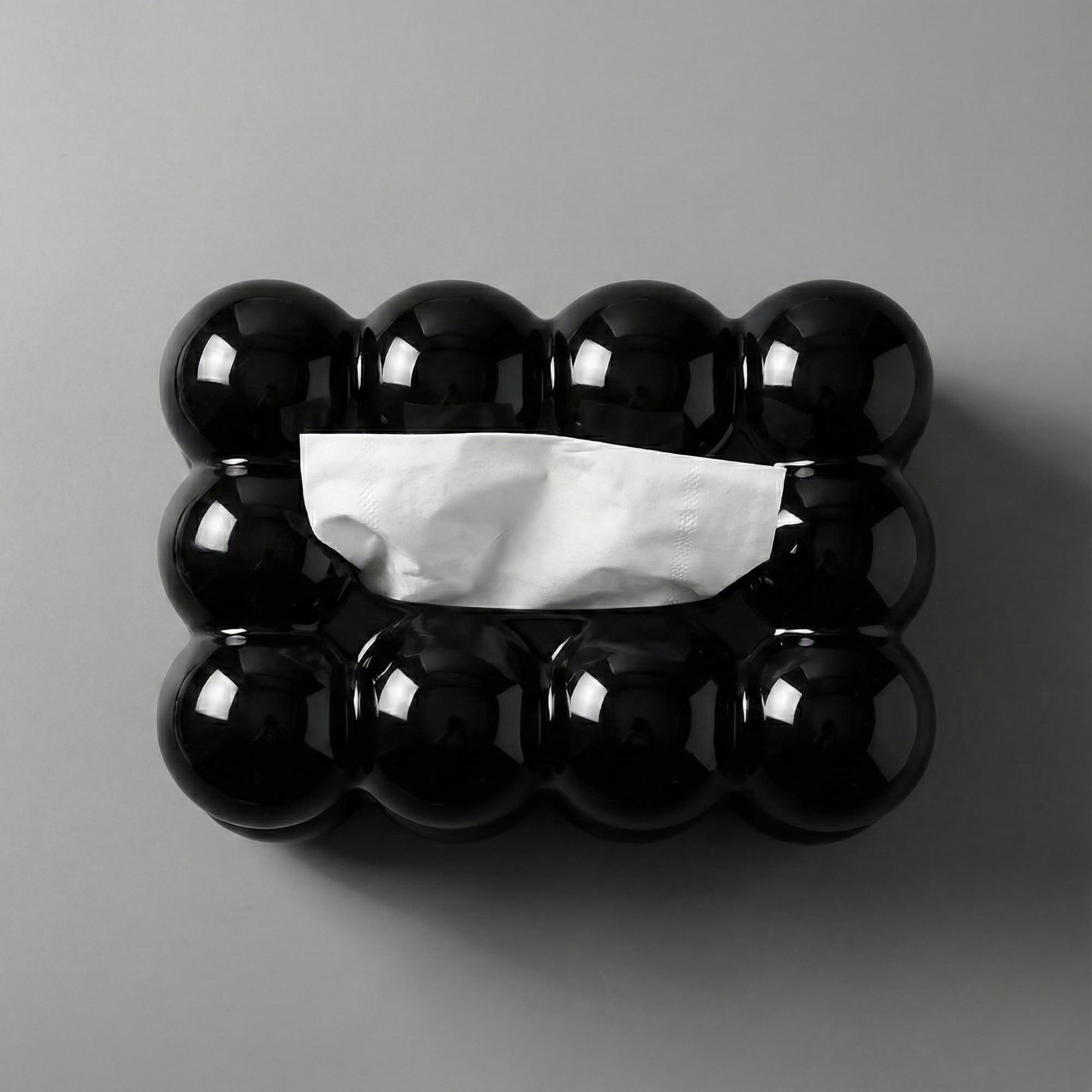 Cloud Design Tissue Box – Sculptural Tissue Dispenser for Coffee Table, Nightstand, Bathroom, Office Decor