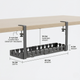 Under Desk Cable Management Tray – Clamp On No Drill Wire Organizer for Office Desks