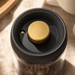 Airtight Glass Coffee Storage Jar – Vacuum Pump Canister for Beans Tea Spices