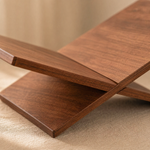 Wood Book Display Stand – Hands-Free Reading Holder for Books, Tablets, Cookbooks