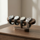 Watch Display Stand – Freestanding T-Bar Organizer for Desk Dresser Nightstand Walnut Wood