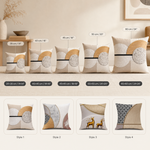 Geometric Cushion Cover – Modern Luxury Living Room Sofa Decor Pillow Case
