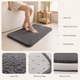 Soft Bathroom Floor Mat – Water Absorbent Anti-Slip Plush Rug Bedroom Door