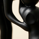 Abstract Human and Dog Sculpture – Minimalist Figurine for Desk, Shelf, Living Room Decor