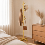 Tree Branch Coat Rack – Freestanding Floor Stand for Bedroom Entryway, 8 Hooks