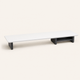 Monitor Stand with Side Shelf – Desk Organizer Screen Riser Ergonomic Office Storage