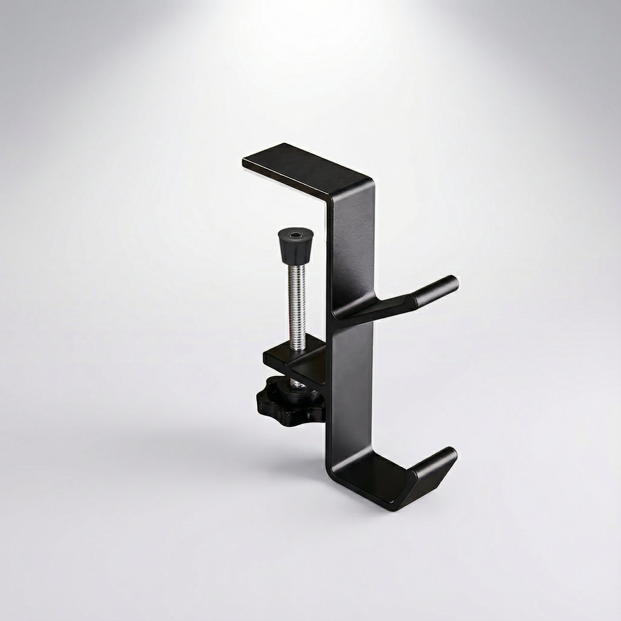 Adjustable Clamp Desk Hook – Aluminum Organizer for Headphones Bags Keys Office Setup