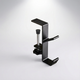 Adjustable Clamp Desk Hook – Aluminum Organizer for Headphones Bags Keys Office Setup
