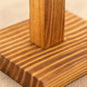 Glass Bulb Vase with Wood Stand – Hydroponic Propagation Planter Desk Decor