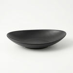 Oval Black Ring Dish – Ceramic Jewelry Tray for Entryway, Bedroom, Bathroom Vanity Organizer